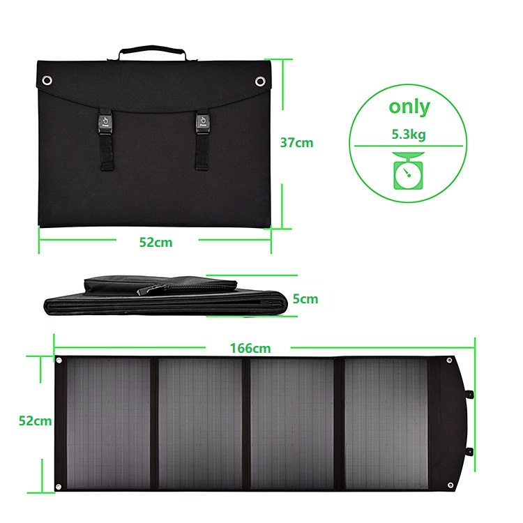Panneaux solaires pliables 100 - Solar Panel 200W avis et prix