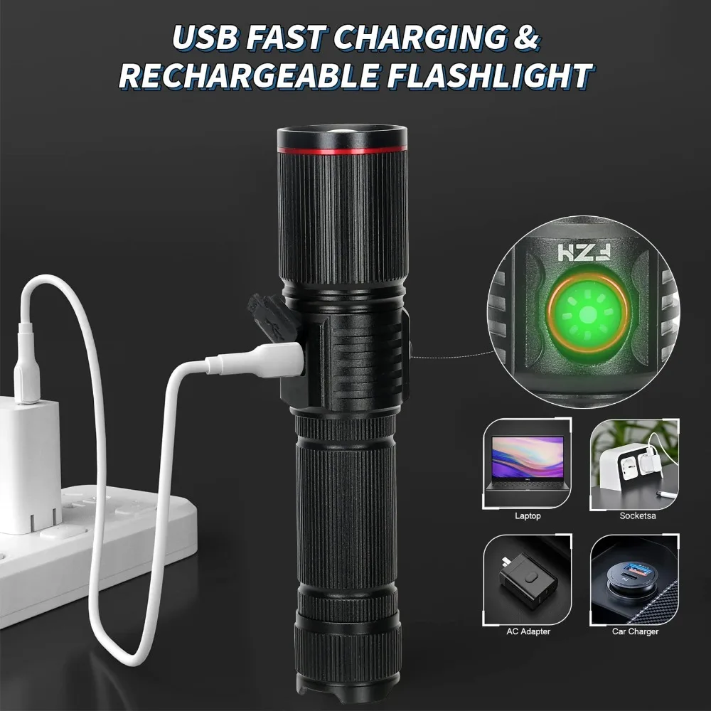 Lampe torche LED puissante rec - Energy Monitor Meter avis et prix